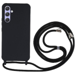 &bdquo;Strap&ldquo; kieto silikono (TPU) dėklas - juodas (Galaxy A55)