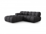 Modulinė sofa Micadoni Bellis, 282x94x64 cm, pilka