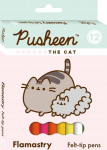 Bambino flomasteriai Pusheen, 12 spalvų