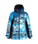 Huppa Berniukų striukė RAINER, navy pattern/ black