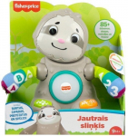 Interaktyvus žaislas Fisher Price Dancing Sloth, latvių kalba