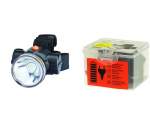 LED priekinis žibintas su įkraunama baterija