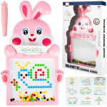 Montessori vaikų magnetinė lenta &bdquo;Magpad&ldquo;, Rabbit Rožinė