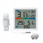 Temperatūros ir drėgmės matuoklis Manta MTO002W