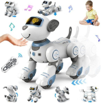 Radijo bangomis valdomas &scaron;uo robotas RC robot dog remote control