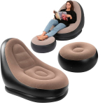 Pripučiama poilsio kėdė su atrama kojoms, Comfort
