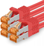 1attack.de Cat.7 tinklo kabelis Cat7 ethernet kabelis Patch kabelis tinklo Lan kabelis Cat.7 neapdorotas kabelis 10 Gb/s (sftp Pimf Lszh) rinkinys su Rj45 jungtimi Cat.6a