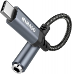 Nimaso usb c į 3.5 mm lizdą, usb c aux adapteris į ausinių lizdo garso adapterį, usb c į lizdą, skirtas samsung galaxy note20 s20 ultra note10 a80 huawei p40/p30 pro/p20, google pixel 4xl, oneplus7, xiaomi