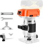 Akumuliatorinis frezeris, skirtas dewalt 20 v akumuliatoriui, 800 w frezerio trimeris, vienarankis frezeris, be&scaron;epetėlinis variklis, elektrinis rankinis pjaustytuvas, medienos laminatorius, delninis frezeris