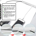 Vcranonr 1 x kabelio mova, kabelių kanalas, savaime užsidarantis, 3 m audinio žarna, kabelio apsauga, pritaikoma pagal dydį, pinta mova, balta, austas kabelio apvalkalas biure, kabelio dangtelis televizoriaus kompiuteriui namuose