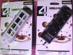 Usb 4 portų jungiklis su individualiu valdymu kiekvienam prievadui &ndash; maitinimo lizdas su usb 2.0 prievadu hdd kopijavimui. skirtas x mac ir wind.