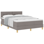 vidaXL Kiemas lova su pagalve Tortora 140 x 190 cm audinys