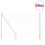 Dodekaedro tvora 1.6x50 m Cinkuoto plieno,Tvorų stulpai su kuolo a&scaron;imi 13 vnt &Oslash;32 mm 180 cm Cinkuoto plieno