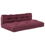 Raudona Sofa Pagalvė su Nugaros Parama