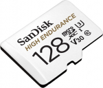 Atminties kortelė telefonui Sandisk Microsdxc 128gb atminties kortelė su adapteriu