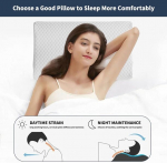 Good Nite memory foam pagalvė kaklo kontūrinė pagalvė ortopedinė kaklo pagalvė ergonomi&scaron;ka mink&scaron;ta gilaus miego pagalvė &scaron;oniniams ir nugaros miegantiems