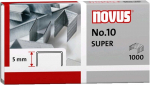 Novus Nr. 10 kabės, 10 pakuočių po 1000 vnt., skirtos B 10 Fc, 10 Fc Professional, 10 Professional, 100el, 10 El (20, 10 pakuočių po 1000 vnt. | Nr. 10 Super)