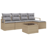 6 dalių sodo sofa komplektas su pagalvėlėmis juoda poli ratanas,2 vietų sodo sofa su laikymu ir pagalvėlėmis bežinė poli ratanas