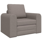 Floor Sofa-lova 2-in-1 taupe 98x71x83 cm audinys