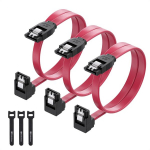 Cable Matters (3 vnt.) 90 laipsnių stačiu kampu 6.0 Gbps Sata Iii kabelis - 45 cm