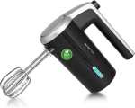 Emerio Hm-126681.1 belaidis rankinis mai&scaron;ytuvas / plaktuvas su baterija - 2 mai&scaron;ymo strypai - 3 greičiai - 2000 Mah / 7.4 V - be Bpa - baterijos lygio indikatorius - Usb įkrovimo laidas - iki 10 ciklų po 3 minutes