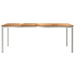 Lauko Valgomojo Stalas 200x90x74.5 cm Solidus Medis Tikmedis