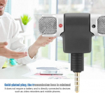 Beufee - profesionalus i&scaron;orinis rankinis mikrofonas, 3,5 mm lizdo mikrofonas, stereo kondensatorinis mikrofonas mobiliajam telefonui