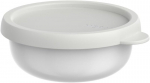 Mepal - Lumina Microwave - maisto laikymo indai su dangteliais &scaron;aldytuvui, &scaron;aldikliui, garintuvui ir mikrobangų krosnelei - mikrobangų dubenys su dangteliu - dėžutė - 250 ml - balta