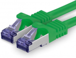 1attack.de Cat.7 tinklo kabelis, Cat7 Poe+ ethernet kabelis, tinklo / interneto / Dsl / modemo / mar&scaron;rutizatoriaus / &scaron;akotuvo pataisos kabelis, Lan kabelis, neapdorotas kabelis, 10 Gb/s (sftp Pimf), rinkinys: pataisos kabelis su Rj 45 jungtimi, Cat.6a