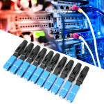 50 mėlynų &scaron;viesolaidinių jungčių pakuotė integruotas &scaron;viesolaidinis adapteris sc/upc-c elektroniniai komponentai optiniam ry&scaron;iui