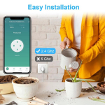 I&scaron;manusis wlan lizdas su srovės matavimu antela elektros skaitiklis balkonų elektrinei 16 a, smart life programėlė, suderinamas su alexa/google home, laikmačio tvarkara&scaron;tis, 1 vnt.
