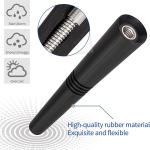 Eightwood automobilinė fm dab antena, 9.2 cm stogo antena, mini automobilio radijo antena, trumpa, su stipria fm/am