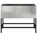 Pakeltas Sodo Vazonas 60x26x45 cm Cinkuotas Plienas