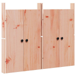 Lauko virtuvės durys 2 vnt 50x9x82 cm Masyvi mediena Duglas