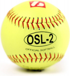 Osl-2 auk&scaron;to lygio softbolo kamuoliukas Barnett, dydis 12", geltonas, 1 tuzinas