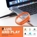 USB laikmena Uflatek usb atmintinės 2gb usb 2.0 atmintinė apyrankė, 10 vienetų pakuotė, spalvinga atmintinė, ne&scaron;iojama atmintinė, naujovi&scaron;ka usb atmintinė 2gb i&scaron;orinė duomenų atmintinė dovanoms