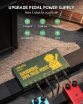 Lekato įkraunamas gitaros pedalo maitinimo &scaron;altinis, integruota 10000mah baterija, izoliuotos 10 Dc i&scaron;ėjimų 9v (100ma, 300ma), efektų maitinimo &scaron;altinis su apsauga nuo trumpojo jungimo