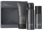 Kosmetikos rinkinys Rituals Homme vyrams: du&scaron;o želė, 50 ml + dezodorantas, 50 ml + veido &scaron;veitiklis su anglimi, 70 ml