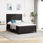 Lovos Sistema su Čiužiniu Juoda 140x190 cm Aksomas