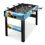Mini Futbolo stalas, 37x32x27 colių, Juoda Mėlyna