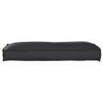 Pallet pagalvė nugarai juoda 120x40x12 cm oxford audinys