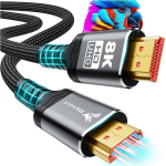 HDMI 2.1 8K 4K 144Hz 120Hz UHD eARC VRR HDR 48Gbps XBOX TV kabelis 2M