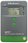Qoltec Saulės MPPT Įkrovimo Reguliatorius 40A , 12V / 24V , LCD , 2 &times; USB , Bluetooth , APP , GEL , LiFePO4