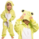 Vaiki&scaron;ka Pižama Kigurumi Kombinezonas Kostiumas Varlė Žalia 115-125 Cm