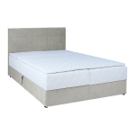 Kontinentinė lova Home4you LEVI 160x200 cm su ki&scaron;eninių spyruoklių čiužiniu ir patalynės dėže