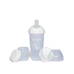 Buteliukas Twistshake antikolikinis Pro Double 79043, 330 ml, baltas