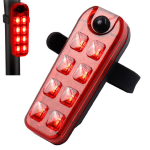 Dviračio galinis žibintas LED USB dviračio žibintas