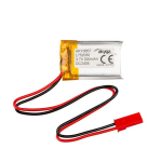 Li-Po LP752030 Akyga AKY0657 3.7V / 300mAh PCM akumuliatorius JST 2 kontaktų jungtis 150mm