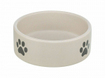 Keraminė Trixie dubenėlis &scaron;unims/katėms, 0,3 l, 12 cm, pilkas