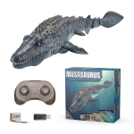 Sofirn 100% naujas, nuotolinio valdymo Mosasaurus vandens baseino žaislas vaikams, 2x500mah Rc valtis dinozauras 1:18 didelio modeliavimo mastelio Dino, su &scaron;viesa ir pur&scaron;kiamu vandeniu